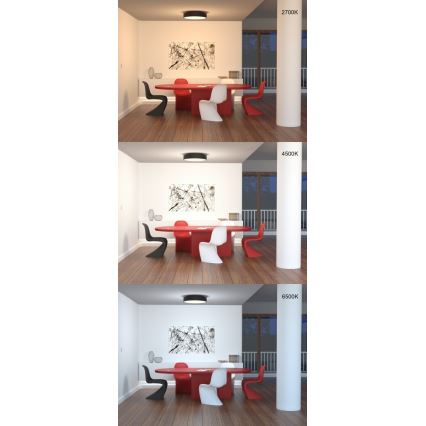 Immax Neo 07024L-15BD - Setti 2x Himmennettävä LED-kattovalaisin RONDATE valkoinen 2xLED/12W/230V + kauko-ohjaus Tuya