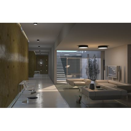 Immax Neo 07024L-15BD - Setti 2x Himmennettävä LED-kattovalaisin RONDATE valkoinen 2xLED/12W/230V + kauko-ohjaus Tuya