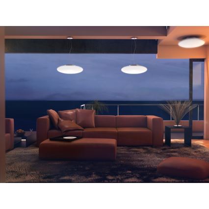 Immax NEO 07055L-LED RGB Himmentävä kattokruunu narulla ELIPTICO 3xE27/8,5W/100-240V Tuya