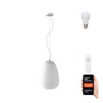 Immax NEO 07066L - LED RGBW himmennettävä kattovalaisin COCONO 1xE27/8,5W/100-240V 24 cm Tuya + kaukosäädin