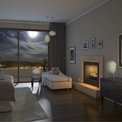 Immax NEO 07066L - LED RGBW himmennettävä kattovalaisin COCONO 1xE27/8,5W/100-240V 24 cm Tuya + kaukosäädin