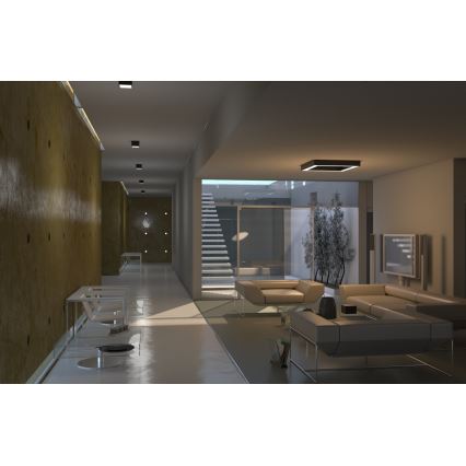 Immax Neo 07074L-15BD - Setti 2x Himmennettävä LED-kattovalaisin CANTO 2xLED/12W/230V + kauko-ohjaus Tuya