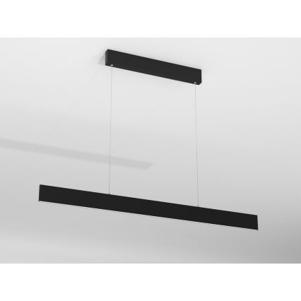 Immax NEO 07076L - LED himmennettävä kattovalaisin mustalla johdolla LISTON LED/18W/230V Tuya + kaukosäädin