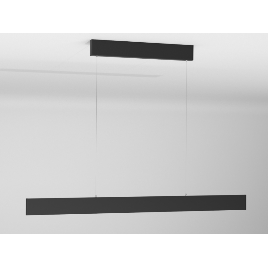 Immax NEO 07076L - LED himmennettävä kattovalaisin mustalla johdolla LISTON LED/18W/230V Tuya + kaukosäädin