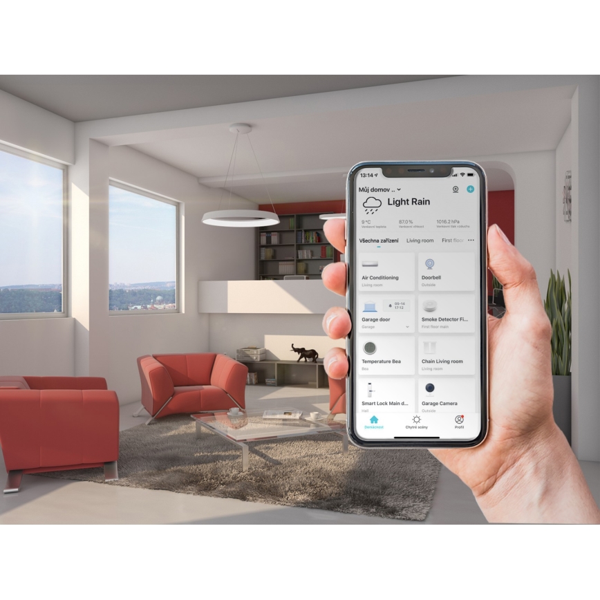 Immax NEO 07080L - LED himmennettävä riippuvalaisin kaapelilla LIMITADO LED/39W/230V 60 cm Tuya + kaukosäädin