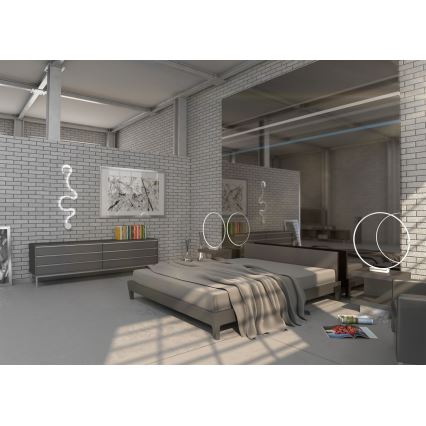 Immax NEO 07083L - Himmennettävä LED-pöytävalaisin ARO LED/18W/100-240V Tuya + kauko-ohjaus