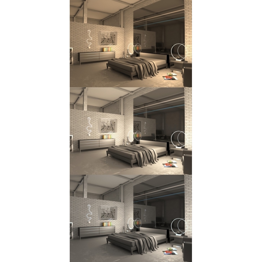 Immax NEO 07083L - Himmennettävä LED-pöytävalaisin ARO LED/18W/100-240V Tuya + kauko-ohjaus