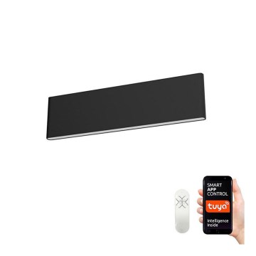 Immax NEO 07086L - LED himmennettävä seinävalaisin LISTON LED/8W/230V musta Tuya + kaukosäädin