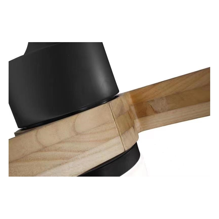 Immax NEO 07136-B - LED Kattotuuletin SOFISTICADO LED/18W/230V tammi Wi-Fi Tuya + kauko-ohjaus