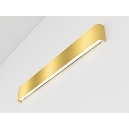 Immax NEO 07137-G - LED SMART Himmennettävä seinävalaisin LINEA kulta LED/40W/230V + kauko-ohjaus 76 cm Tuya ZigBee