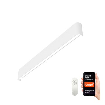 Immax NEO 07137-W - LED ÄLYSEINÄVALAISIN LINEA valkoinen himmennettävä LED/40W/230V + kaukosäädin 76 cm Tuya ZigBee