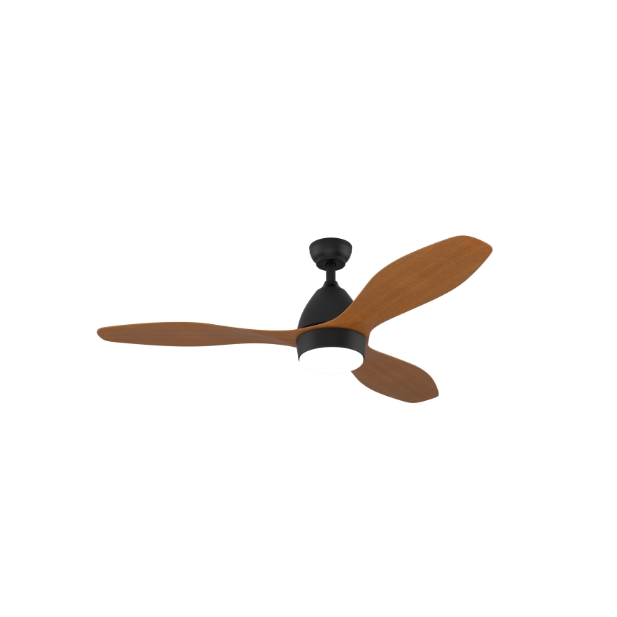 Immax NEO 07141-B - LED-kattotuuletin NEO LITE FRESCO LED/18W/230V Tuya Wi-Fi musta/ruskea + kaukosäädin