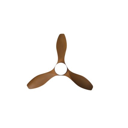 Immax NEO 07141-B - LED-kattotuuletin NEO LITE FRESCO LED/18W/230V Tuya Wi-Fi musta/ruskea + kaukosäädin