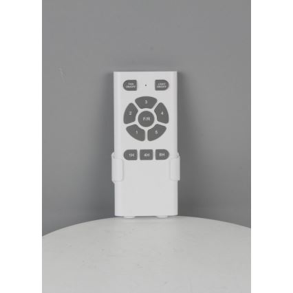 Immax NEO 07141-B - LED-kattotuuletin NEO LITE FRESCO LED/18W/230V Tuya Wi-Fi musta/ruskea + kaukosäädin