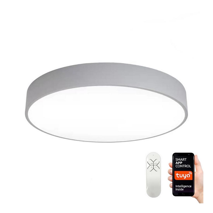 Immax NEO 07143-GR80 - Himmennettävä LED-valo RONDATE LED/65W/230V Tuya harmaa + kaukosäädin