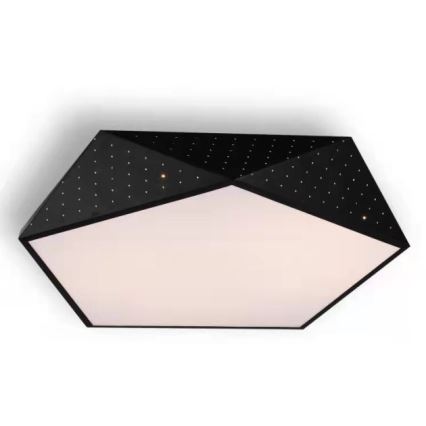 Immax NEO 07151-B40 - himmennettävä LED-kattovalaisin BRILIANT LED/20W/230V Wi-Fi Tuya musta + kaukosäädin