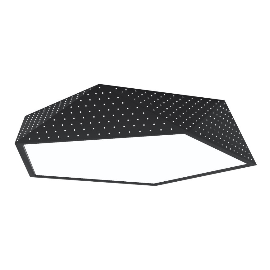 Immax NEO 07151-B60 - LED Himmennettävä kattovalo BRILIANT LED/45W/230V Wi-Fi Tuya musta + kauko-ohjain