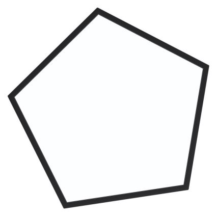 Immax NEO 07151-B60 - LED Himmennettävä kattovalo BRILIANT LED/45W/230V Wi-Fi Tuya musta + kauko-ohjain