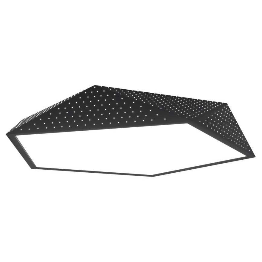 Immax NEO 07151-B80 - LED Himmennettävä kattovalo BRILIANT LED/56W/230V Wi-Fi Tuya musta + kauko-ohjain