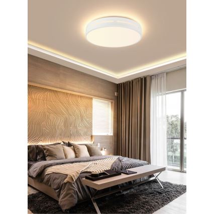 Immax NEO 07153-W30 - LED Himmennettävä kattovalo NEO LITE PERFECTO LED/24W/230V Wi-Fi Tuya valkoinen + kauko-ohjain