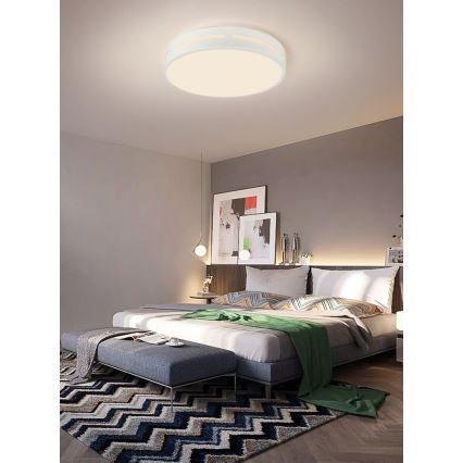Immax NEO 07153-W30 - LED Himmennettävä kattovalo NEO LITE PERFECTO LED/24W/230V Wi-Fi Tuya valkoinen + kauko-ohjain