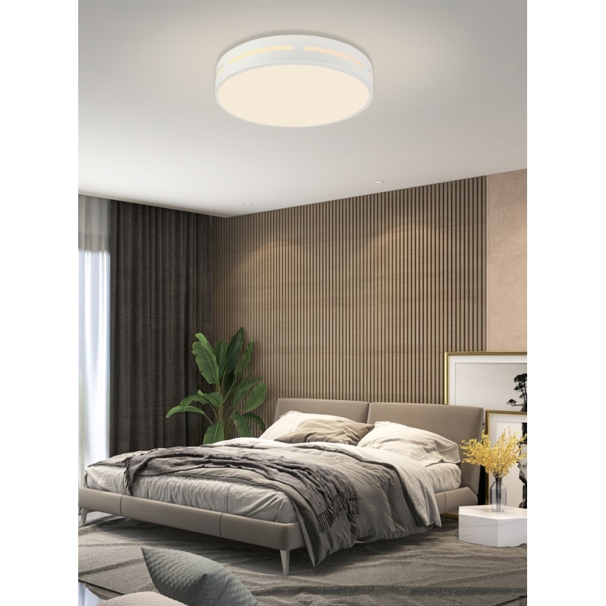 Immax NEO 07153-W30 - LED Himmennettävä kattovalo NEO LITE PERFECTO LED/24W/230V Wi-Fi Tuya valkoinen + kauko-ohjain