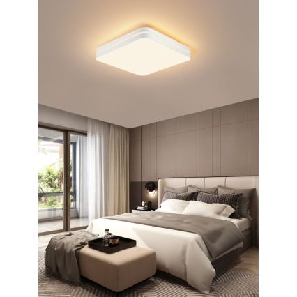 Immax NEO 07155-W30 - LED Himmennettävä kattovalo NEO LITE PERFECTO LED/24W/230V Wi-Fi Tuya valkoinen + kauko-ohjain