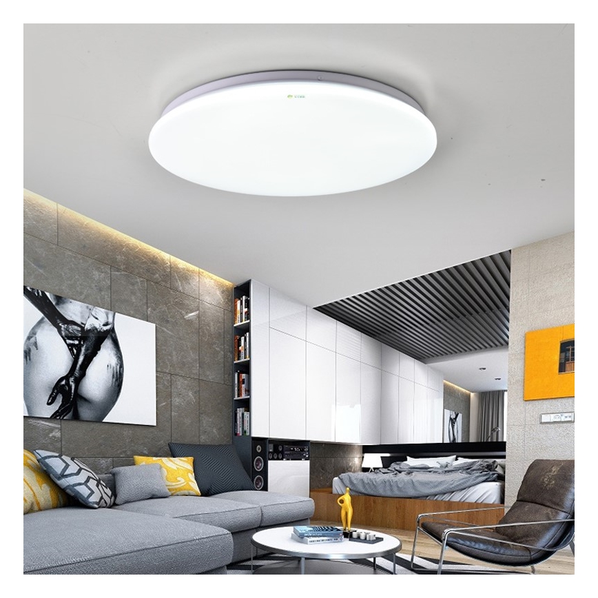 Immax NEO 07156-45 - LED himmennettävä kattovalaisin ANCORA LED/36W/230V 2700-6500K Wi-Fi + Tuya kaukosäädin