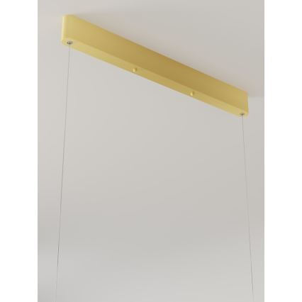 Immax NEO 07157-G120X - LED RGB+CCTW Himmennettävä kattokruunu johdossa MILANO LED/40W/230V Tuya kulta