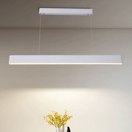 Immax NEO 07157-W120X - LED RGB+CCT Himmennettävä kattokruunu johdossa MILANO LED/40W/230V Tuya valkoinen