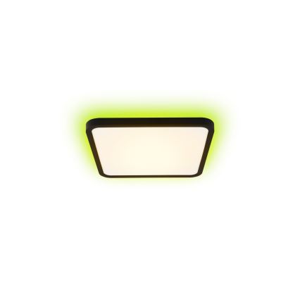 Immax NEO 07167-B40 - LED RGB+CCT himmennettävä kattovalaisin NEO LITE TUDO LED/50W/230V Wi-Fi Tuya musta + kaukosäädin