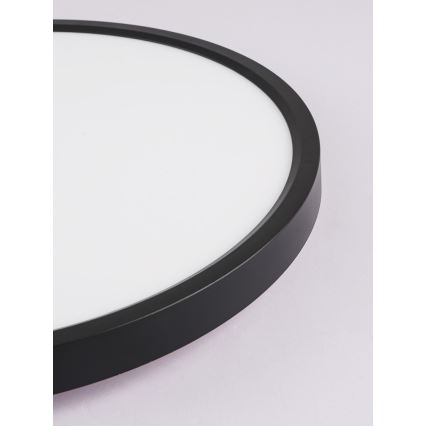 Immax NEO 07170-B60 - LED RGB+CCT Himmennettävä kattovalaisin NEO LITE TUDO LED/65W/230V 2700-6500K Wi-Fi Tuya musta + kauko-ohjaus