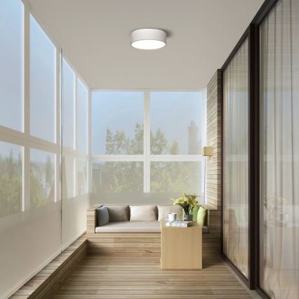 Immax NEO 07204L - Himmennettävä LED-kattovalaisin RONDATE LED/18W/230V 3000-6000K valkoinen Tuya + kauko-ohjaus