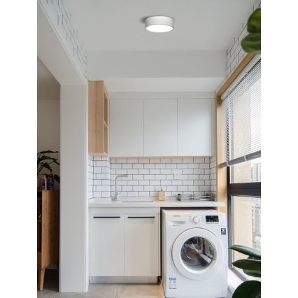 Immax NEO 07204L - Himmennettävä LED-kattovalaisin RONDATE LED/18W/230V 3000-6000K valkoinen Tuya + kauko-ohjaus