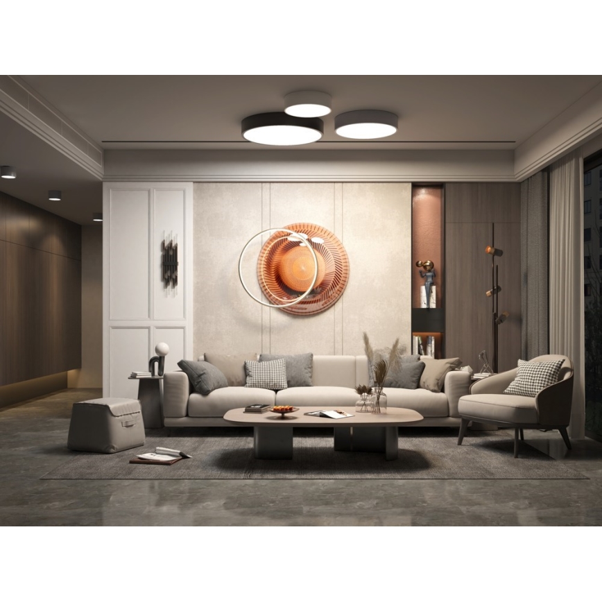 Immax NEO 07204L - Himmennettävä LED-kattovalaisin RONDATE LED/18W/230V 3000-6000K valkoinen Tuya + kauko-ohjaus