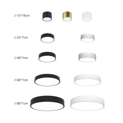 Immax NEO 07207L-Himmennettävä LED-kattovalaisin RONDATE 65W/230V 3000-6000K Tuya valkoinen + kauko-ohjaus