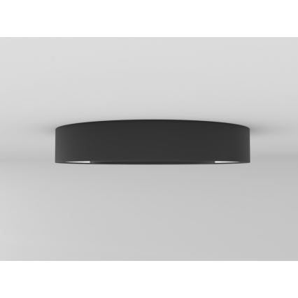 Immax NEO 07209L - Himmennettävä LED-kattovalaisin PASTEL LED/53W/230V 60 cm musta Tuya + kauko-ohjaus