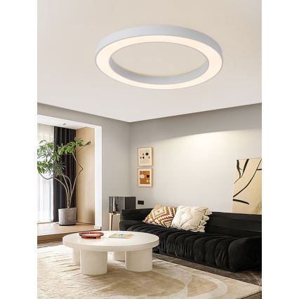 Immax NEO 07213L - Himmennettävä LED-kattovalaisin PASTEL LED/68W/230V 95 cm valkoinen Tuya + kauko-ohjaus