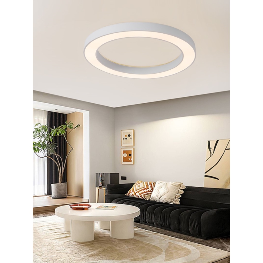 Immax NEO 07213L - Himmennettävä LED-kattovalaisin PASTEL LED/68W/230V 95 cm valkoinen Tuya + kauko-ohjaus