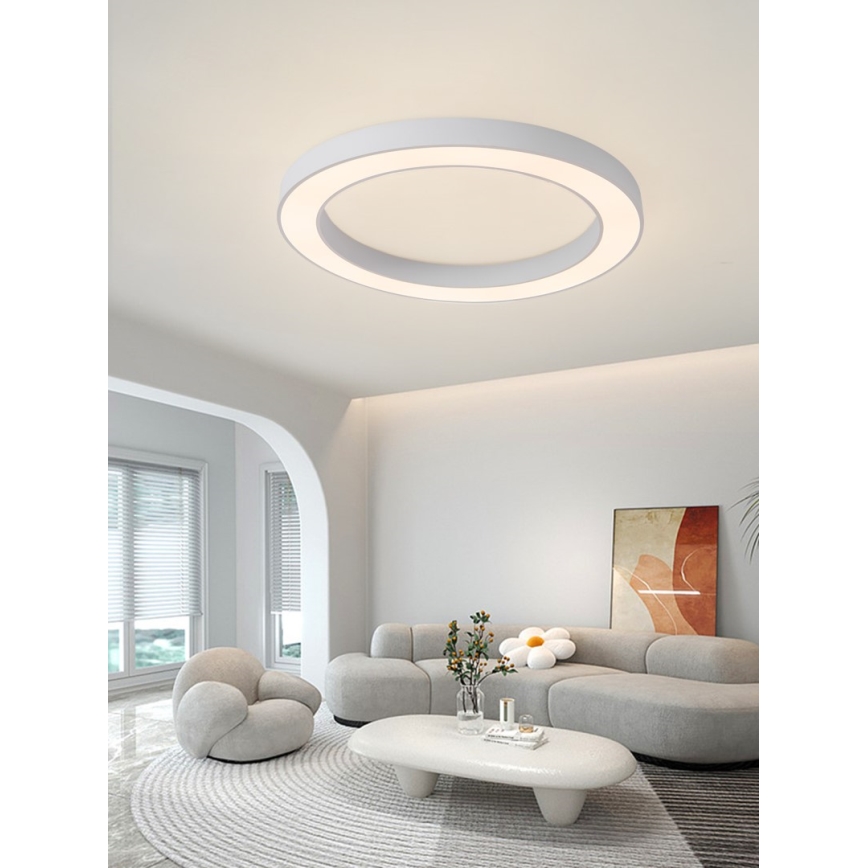 Immax NEO 07213L - Himmennettävä LED-kattovalaisin PASTEL LED/68W/230V 95 cm valkoinen Tuya + kauko-ohjaus