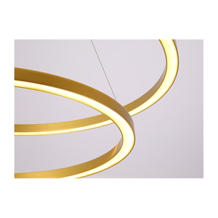 Immax NEO 07218L - Himmennettävä LED-kattokruunu johdossa FINO LED/93W/230V 60/80cm kulta Tuya + kauko-ohjaus