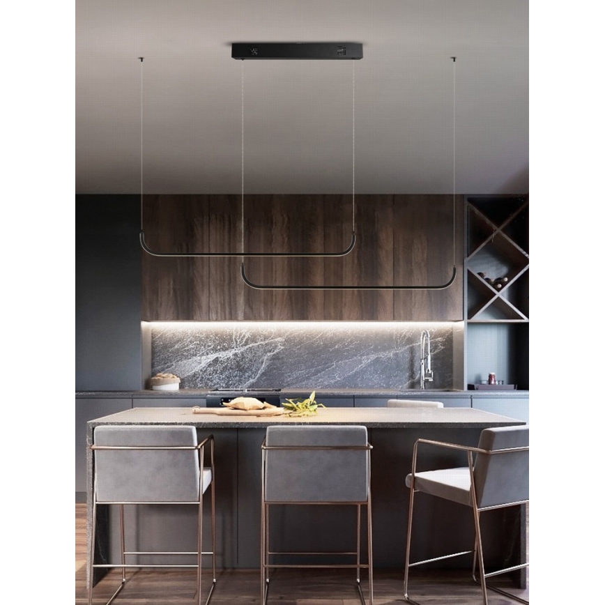 Immax NEO 07222L - Himmennettävä LED-kattokruunu johdossa NEO LITE PATTINI LED/56W/230V 2700-6500K Wi-Fi Tuya + kauko-ohjaus