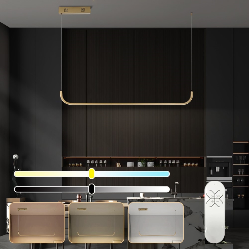 Immax NEO 07227L - Himmennettävä LED-kattokruunu johdossa PATTINI LED/26W/230V 3000-6000K Tuya + kauko-ohjaus