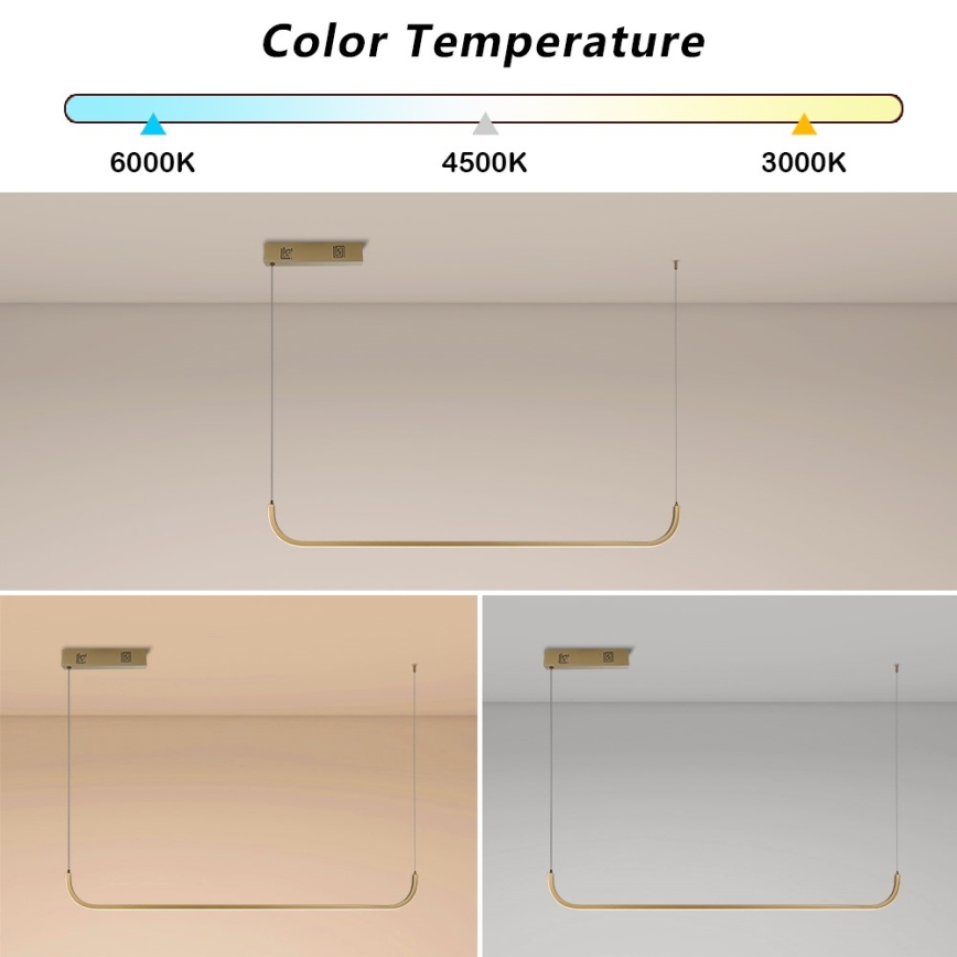 Immax NEO 07227L - Himmennettävä LED-kattokruunu johdossa PATTINI LED/26W/230V 3000-6000K Tuya + kauko-ohjaus