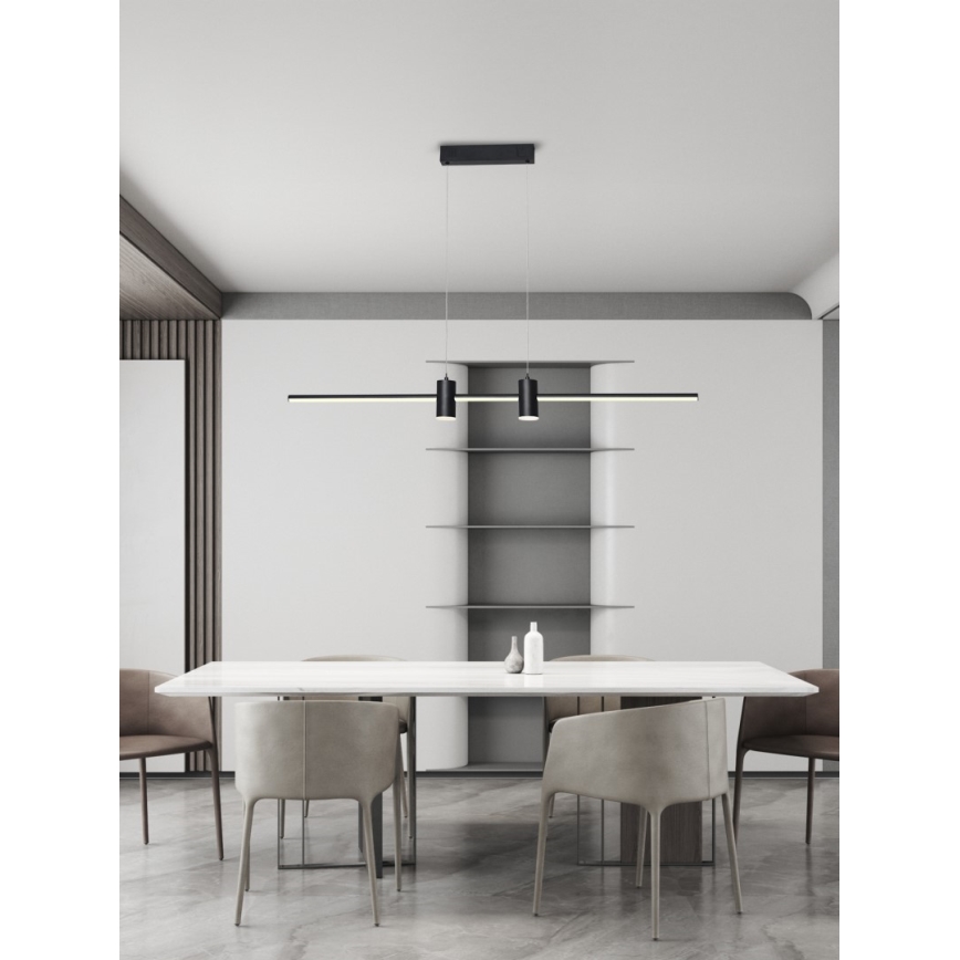 Immax NEO 07230L - Himmennettävä LED-kattokruunu johdossa NEO LITE ESTRELAS LED/30W/230V 2700-6500K Wi-Fi Tuya + kauko-ohjaus