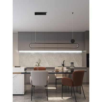 Immax NEO 07231L - Himmennettävä LED-kattokruunu johdossa NEO LITE OVALE LED/50W/230V 2700-6500K Wi-Fi Tuya + kauko-ohjaus