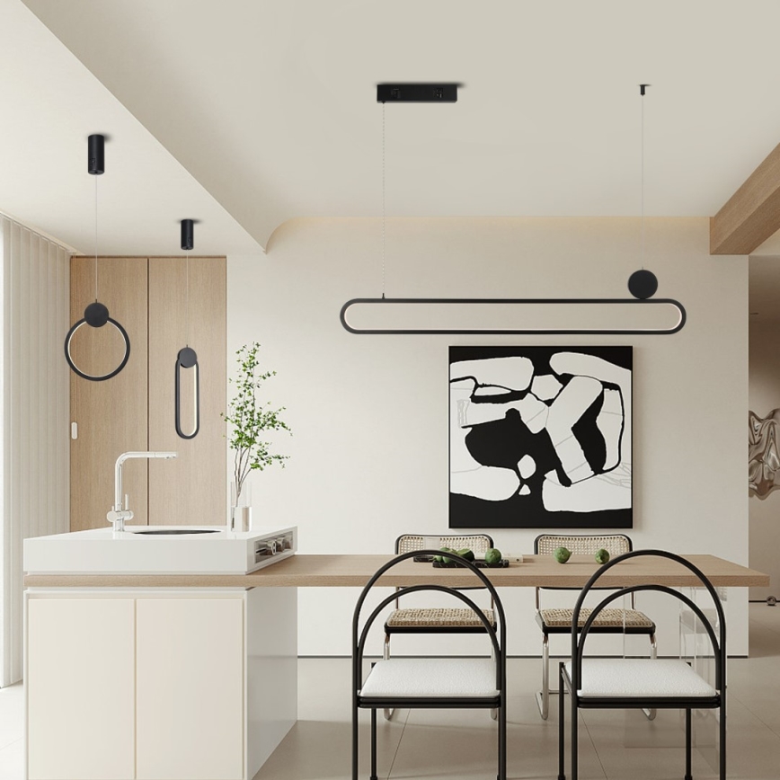 Immax NEO 07231L - Himmennettävä LED-kattokruunu johdossa NEO LITE OVALE LED/50W/230V 2700-6500K Wi-Fi Tuya + kauko-ohjaus