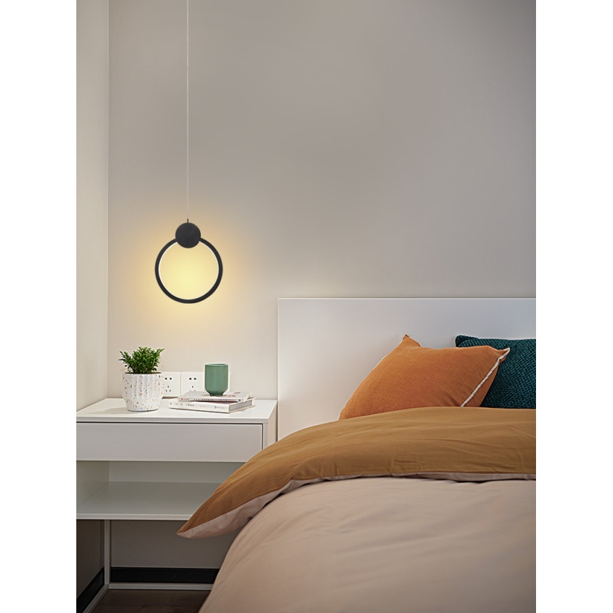 Immax NEO 07233L - Himmennettävä LED-kattokruunu johdossa NEO LITE OVALE LED/18W/230V Wi-Fi Tuya 2700-6500K + kauko-ohjaus