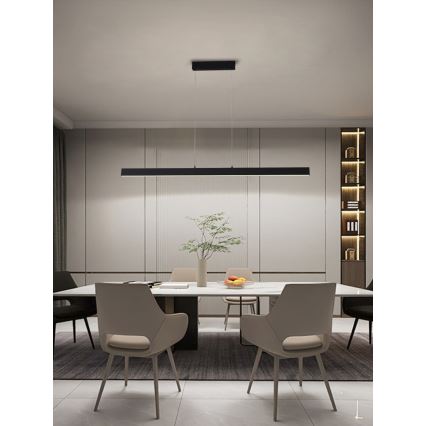 Immax NEO 07234L - Himmennettävä LED-kattokruunu johdossa NEO LITE TRIANGOLO LED/28W/230V Wi-Fi Tuya 2700-6500K + kauko-ohjaus