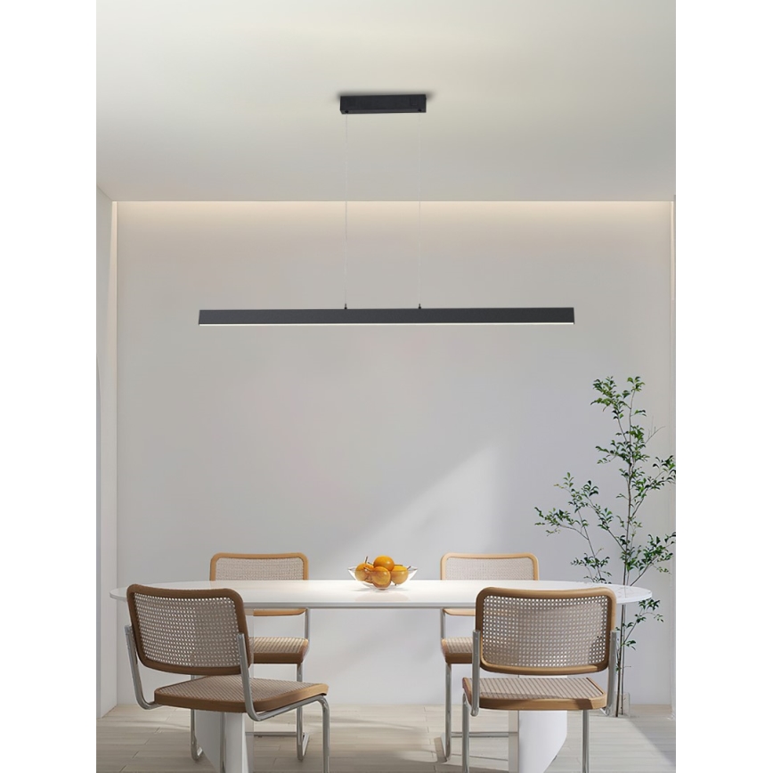 Immax NEO 07234L - Himmennettävä LED-kattokruunu johdossa NEO LITE TRIANGOLO LED/28W/230V Wi-Fi Tuya 2700-6500K + kauko-ohjaus